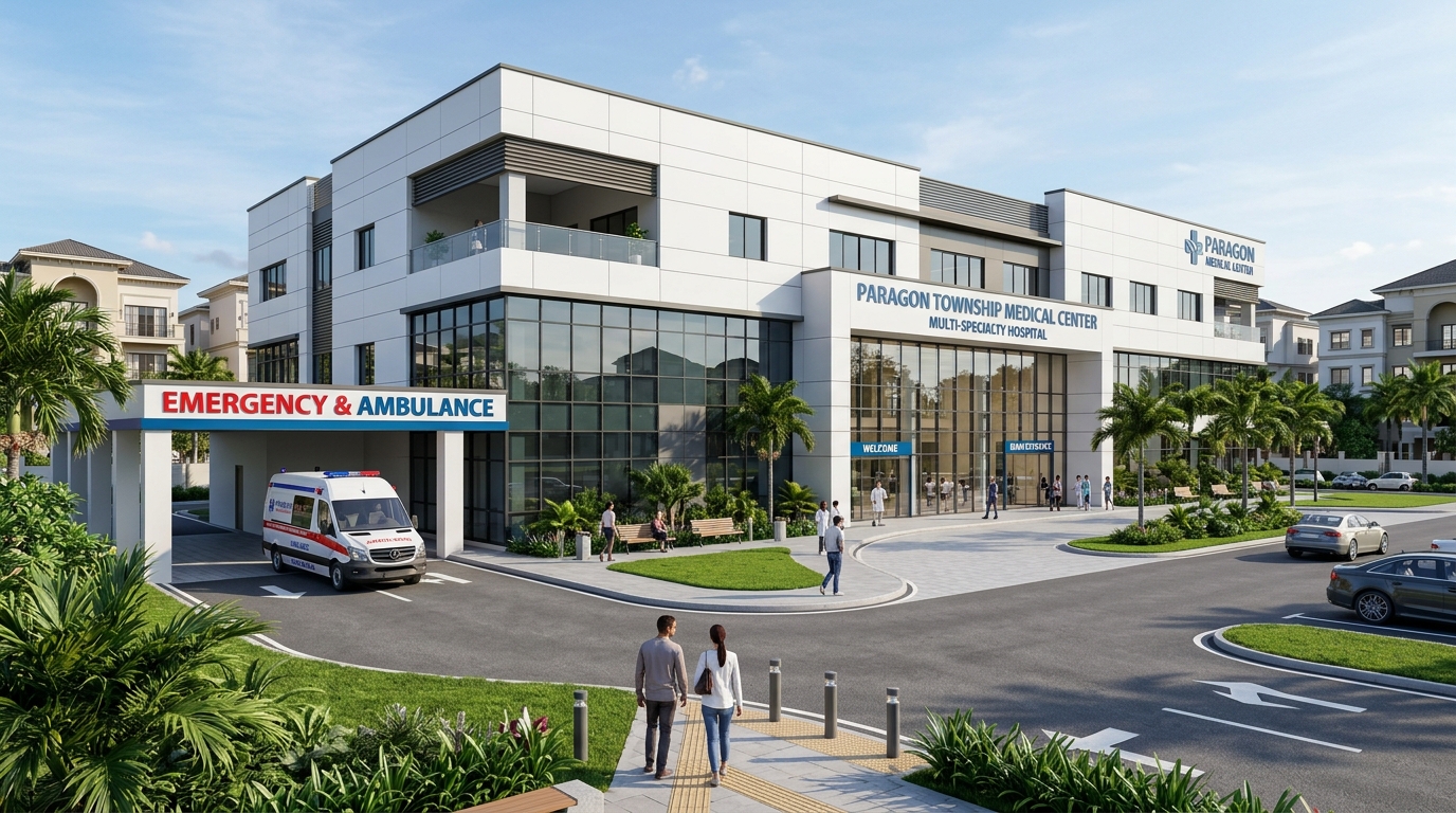 3-Floor Multi-Specialty Hospital